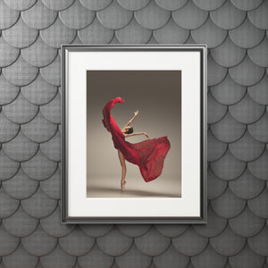 Saltare Vinum | Fine Art Dance Print (Passepartout Paper Frame)