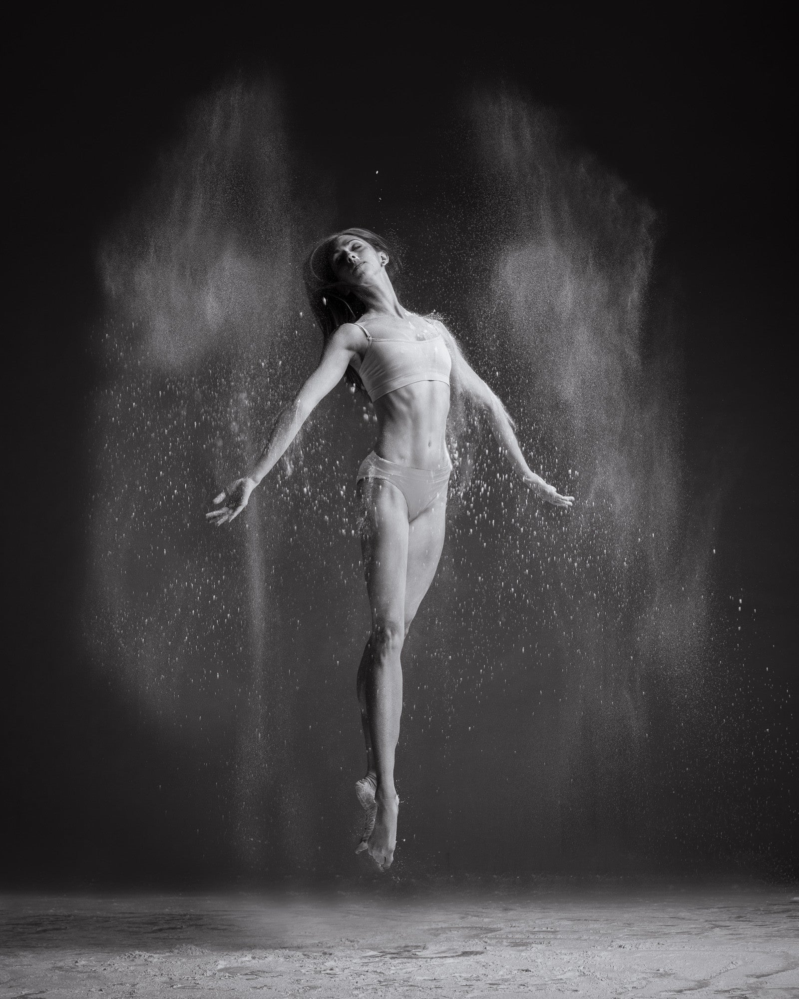 Art Dance Photography Prints - Purchase Online the artwork: Dancer solo jumping in dust by Francsico Estevez