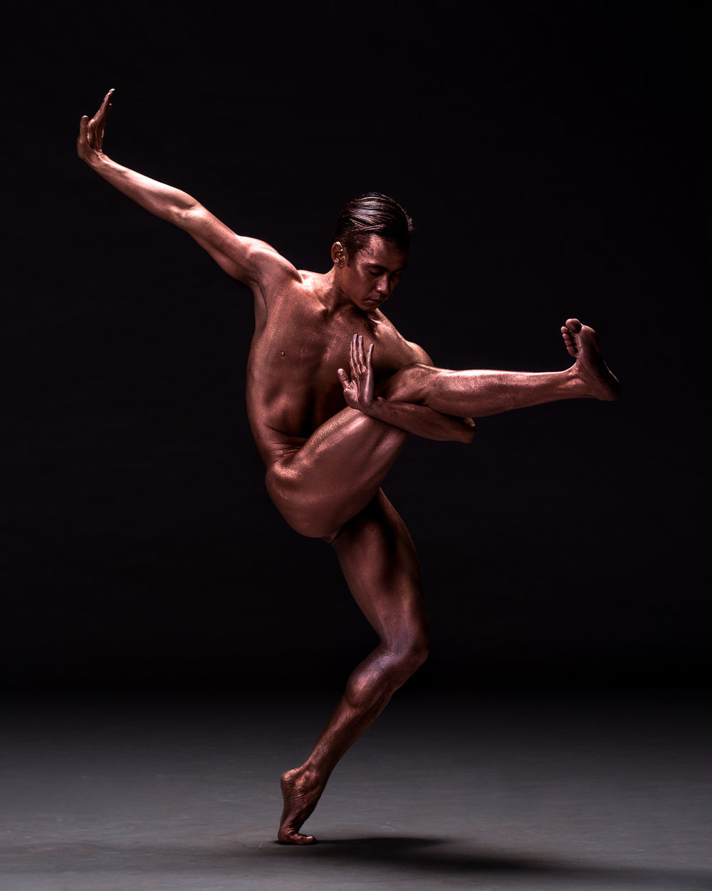 Art Dance Photography Prints - Purchase Online the artwork: Mehron Figures - male dancer nude by Francisco Estevez