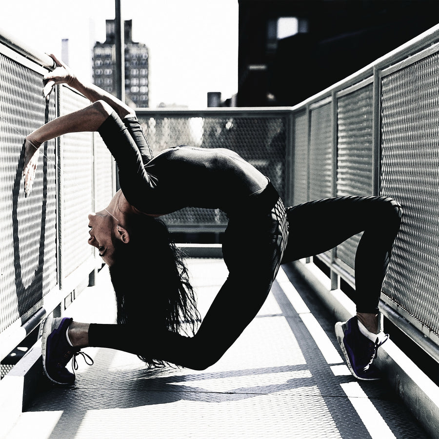 "Different Point of View" mounted fine art print featuring a captivating dance performance.