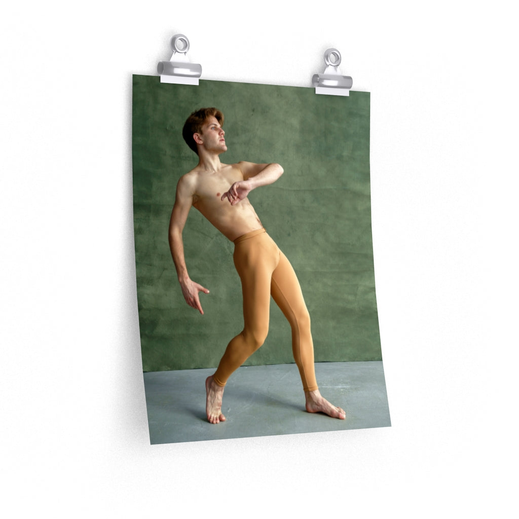 Portrait de danseur de ballet - Impression verticale mate premium
