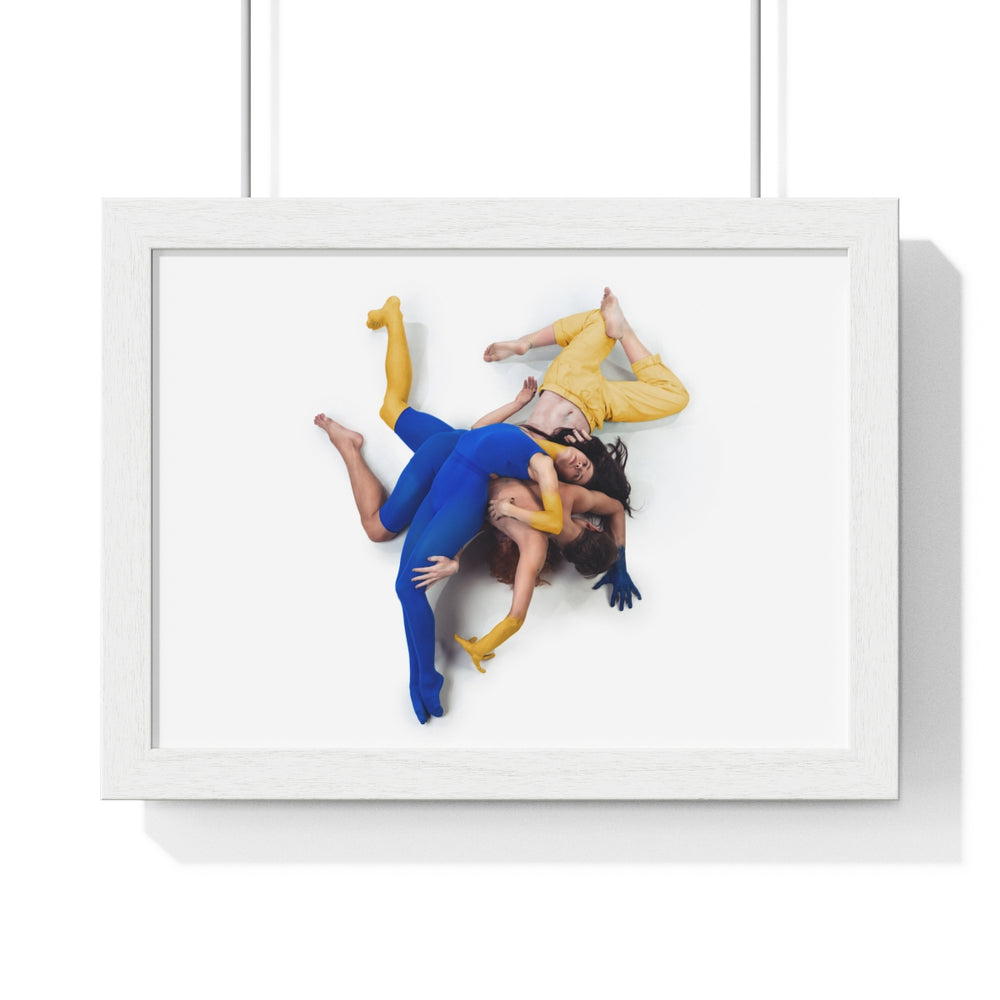 Yellow and Blue - Framed Print